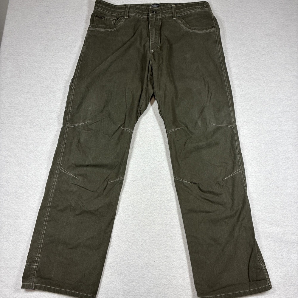 Kuhl Revolvr Mens Pants 36x32 Gray Relaxed Fit Canvas Outdoor Hiking Gorpcore